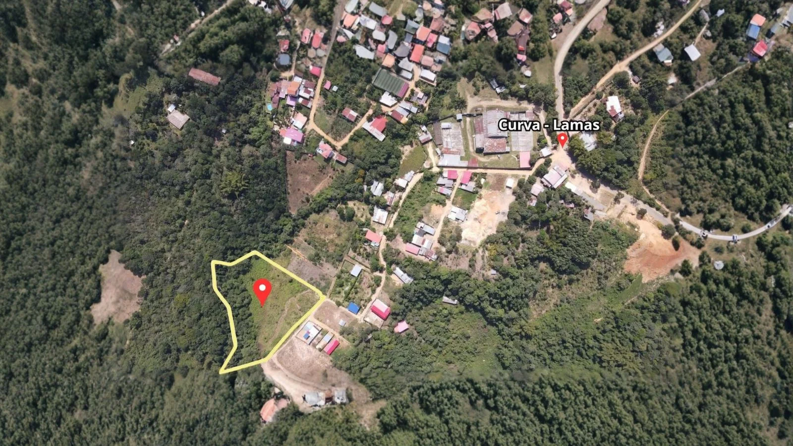 Terreno de 1 Hectárea cerca de la Curva de Lamas